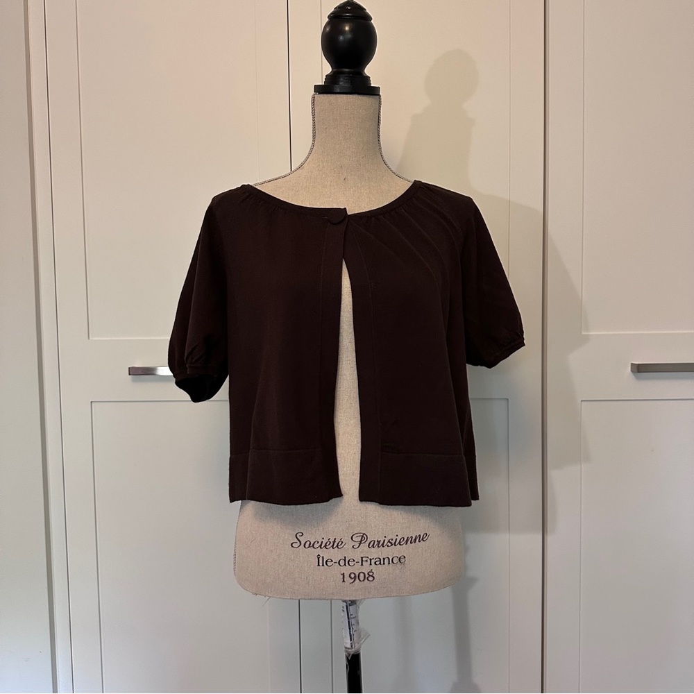 Style & Co. Dark Brown Cardigan